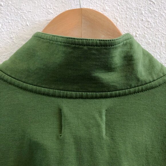 PACT Organic Cotton Stretch French Terry Quarter Zip Sweatshirt Size Large - Picture 5 of 11